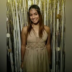 Boho long dress (beachwear)